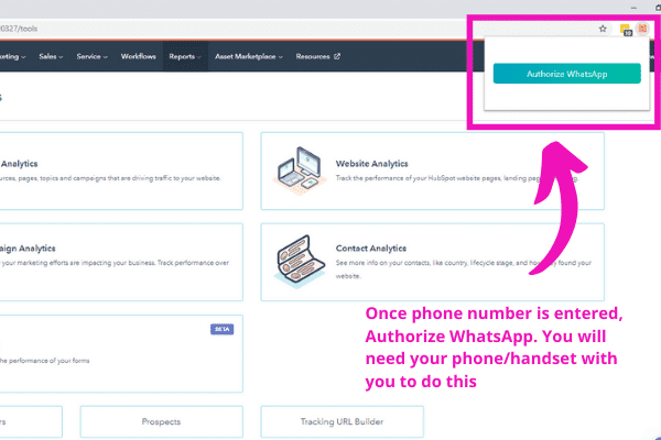 Hubspot интеграция с whatsapp