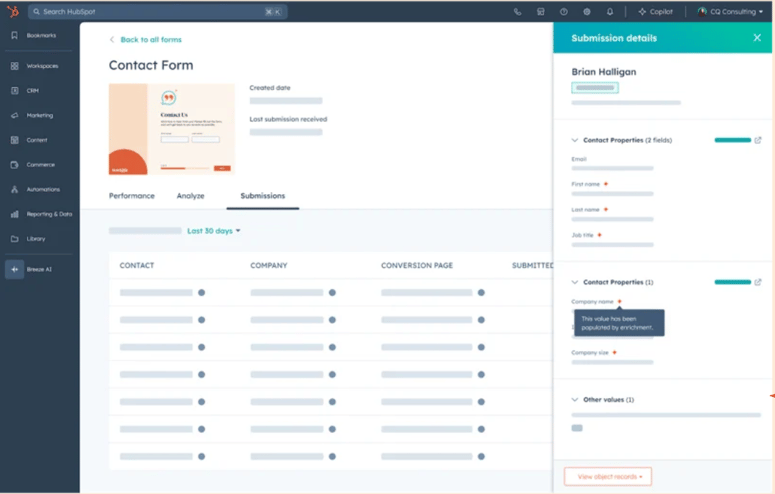 Form shortening